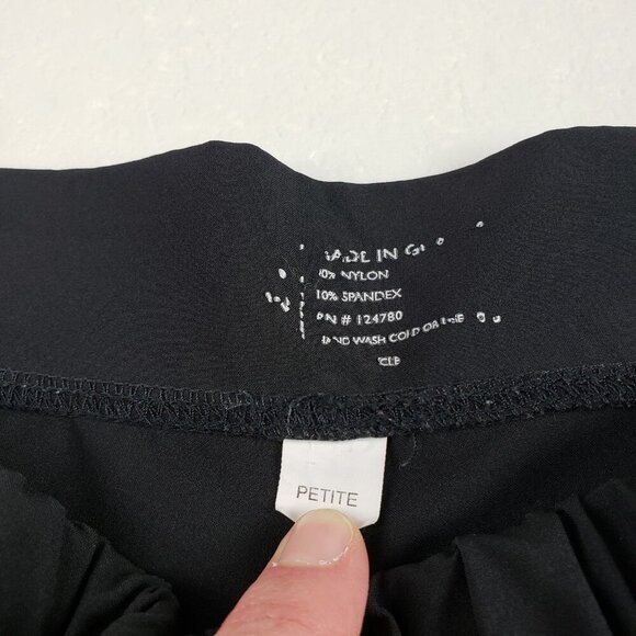 Albion Jetsetters Ankle Zip Pant Womens Large Petite L Black Jogger Pull On - Picture 14 of 14